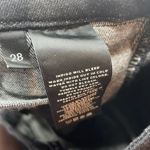 j Brand stretch tailored flare jeans in shade grey black sz 28 - Picture 8 of 12